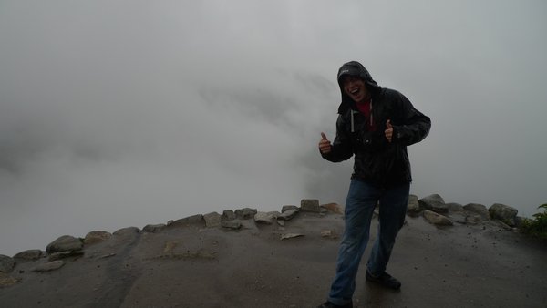 Luke on Wayna Picchu