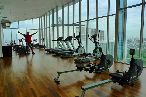 gym at the top of the world