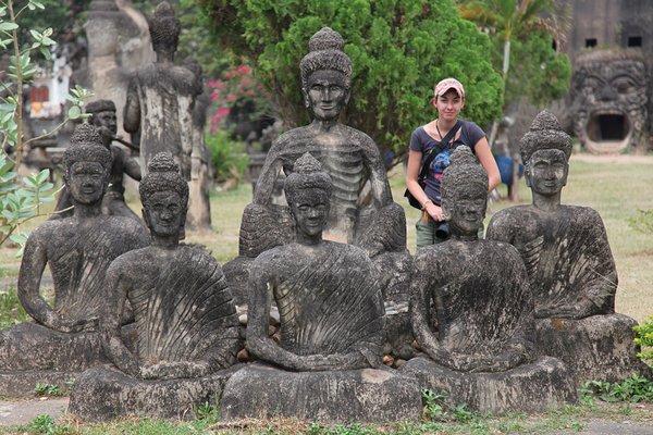 Budha park in Vientiane