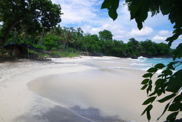 der strand von padang bai
