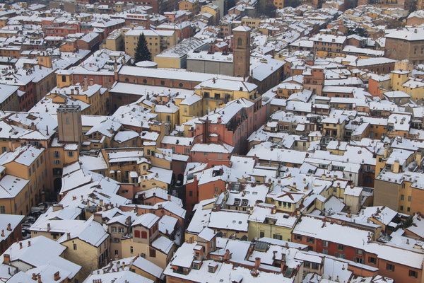 Bologna ... under snow!