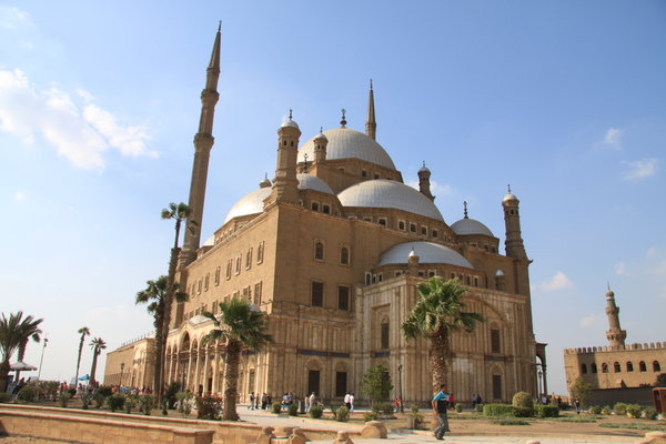 The mosque of Muhammad Ali at the Citadel, Cairo.