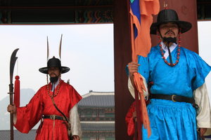 Guards at Seoul Royal Shrine