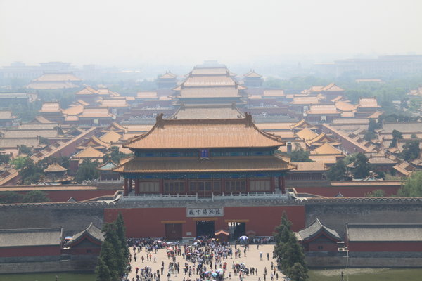 Crowded Forbidden City