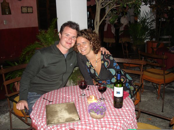 Our night out in Antigua