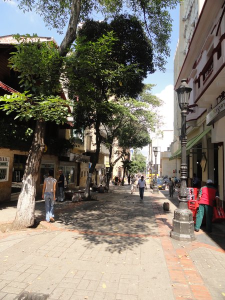 One of the main shopping streets