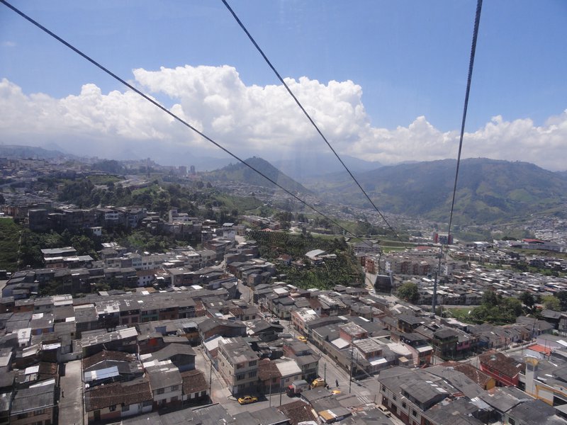 Manizales from the cable car
