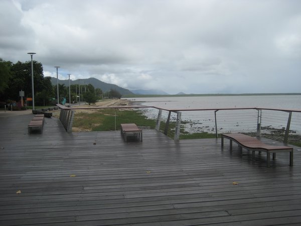 Rainy Cairns coast