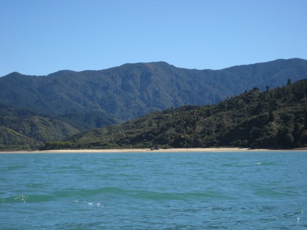 View across to Abel Tasman mainland