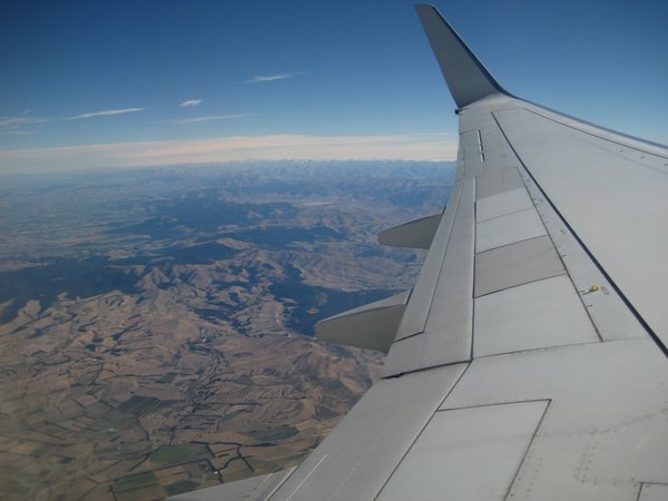 View of NZ from the air