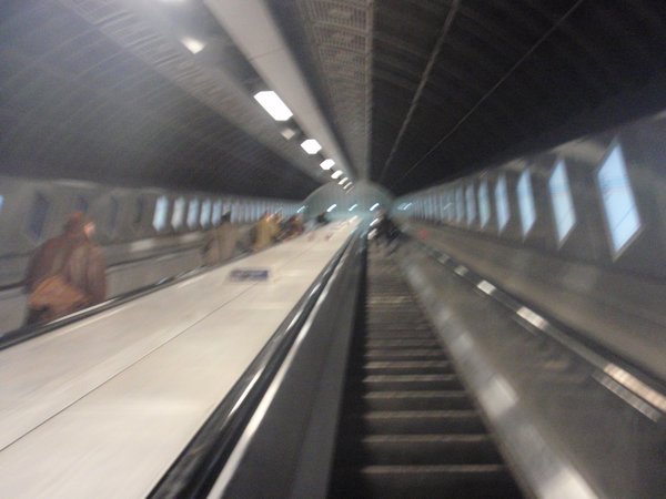 Escalator on the Tube