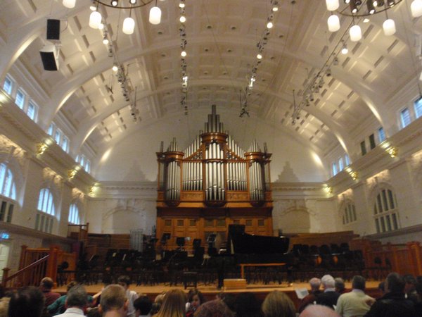 The concert hall at the RCM