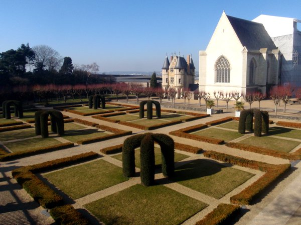 The gardens at the Chateau in Angers