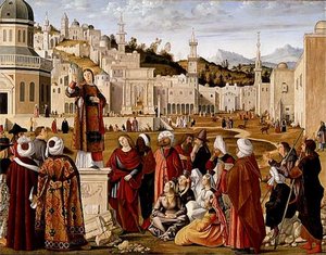 The Sermon of St. Stephen at Jerusalem by Carpaccio
