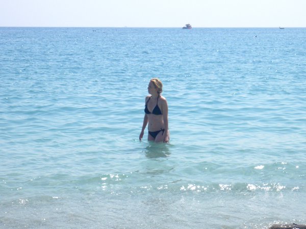 Sarah, Cinque Terre, Public Beach