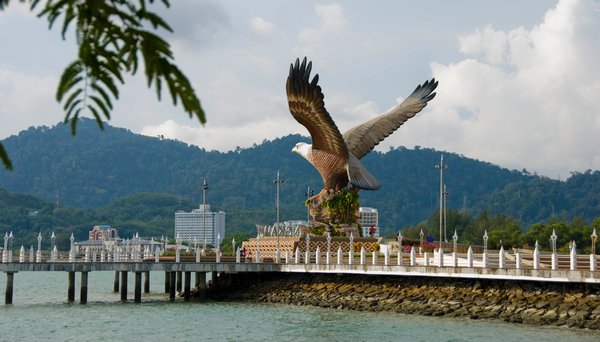 Giant eagle in Langkawi