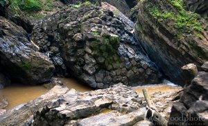 Rock formation at elephant falls
