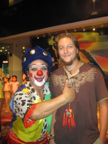 Scott and a Clown!!