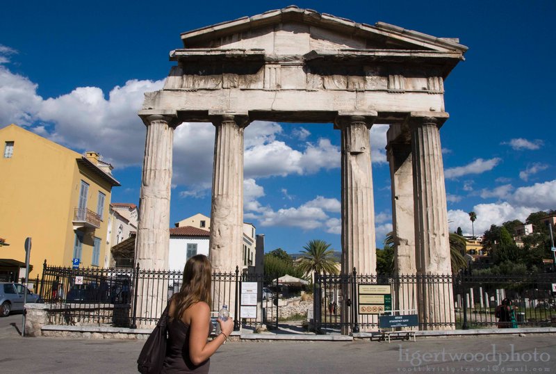 Entrance outside the Roman Agora