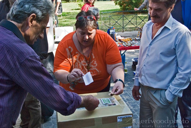 Card games on the street