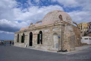 an old mosque in Hania, Crete