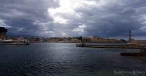 beautiful Venetian port of Hania, Crete
