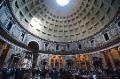 Inside the Pantheon. 