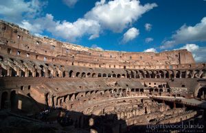the grand stadium in Rome