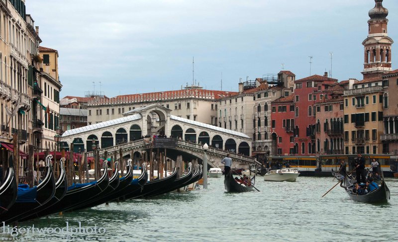 The main bridge over the Grand Canal
