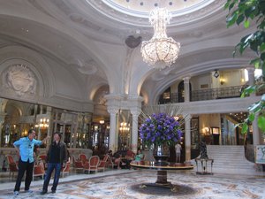 Inside the Paris hotel