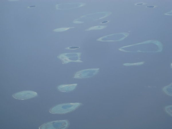 First glimpse of the Maldives
