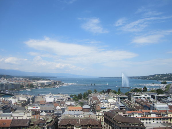 View of Geneva from St. Pierre Tower