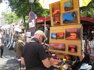 Artists in Plaza Tertre