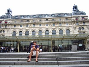 Musée d'Orsay used to be a train station, such a beautiful building.