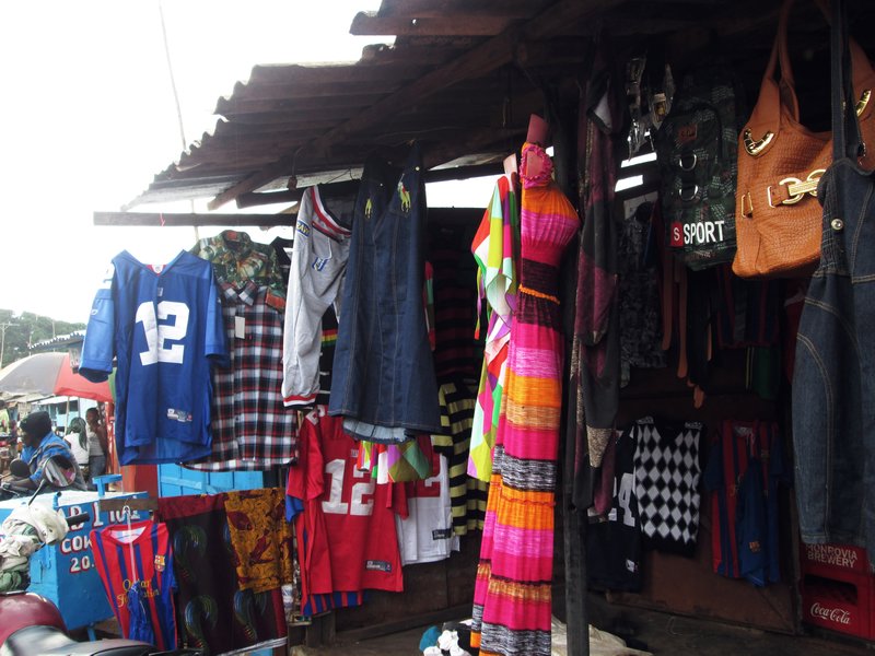 Clothes shop in Kakata