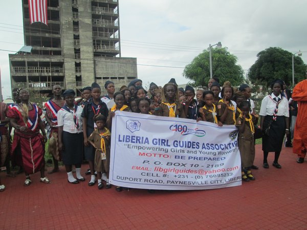 the Girl Scouts of Liberia!