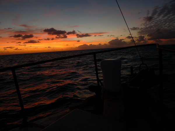 Fishing - Sunset from the boat