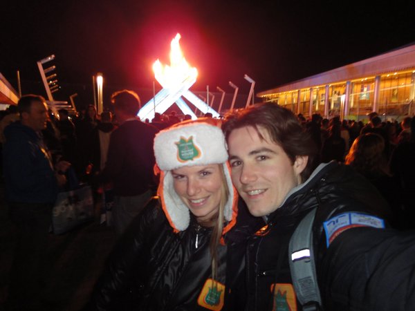 At the Olympic Flame