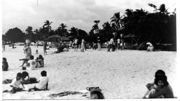 kuta beach in 1977