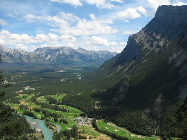 Rundle Mtn and Bow Springs golf course