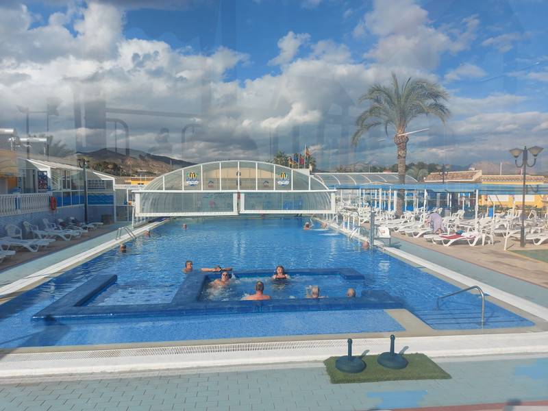 Thermal spa pools in Banos de Fortuna