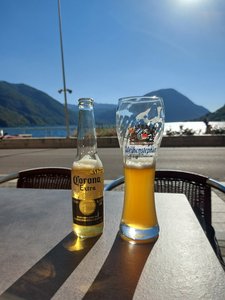Drinks by Lake Lugano