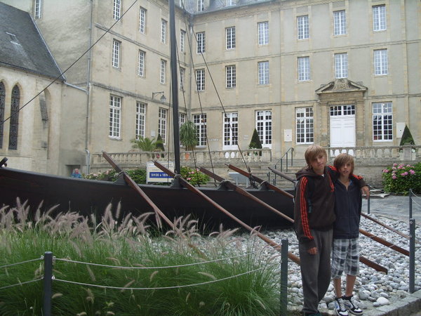 A replica of Williams boat at Bayeux
