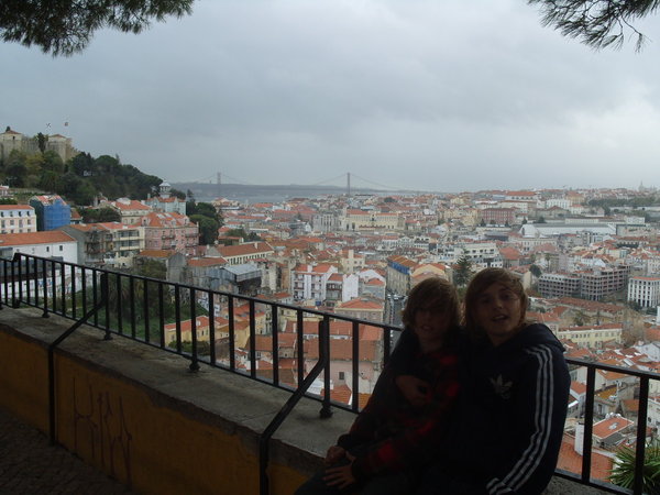 The view across Lisbon