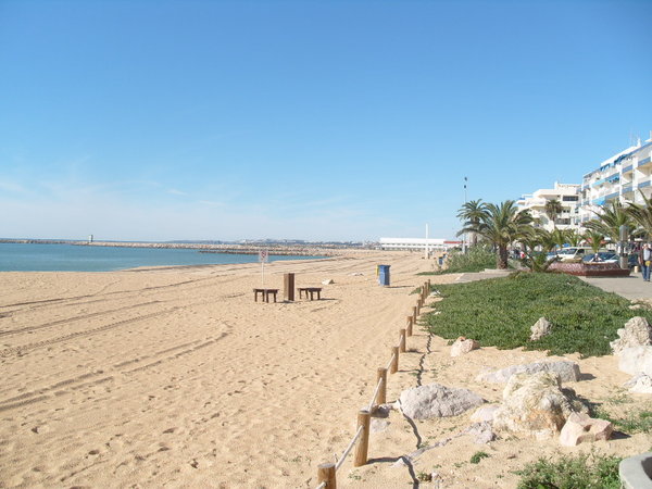 Quarteira beach