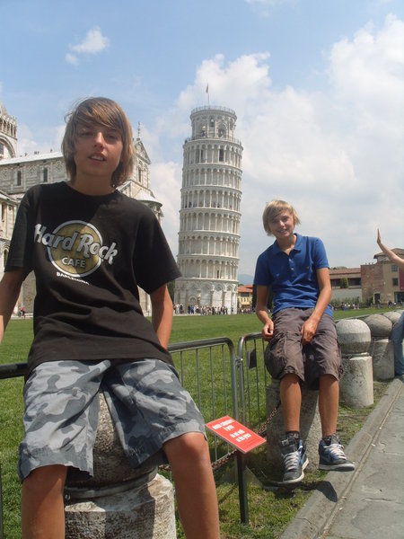 The boys in Pisa