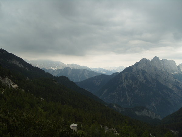 Triglav national park mountain pass