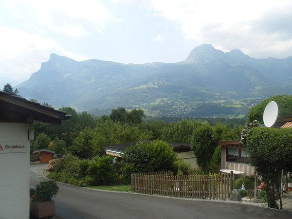 Switzerland view from Liechtenstein