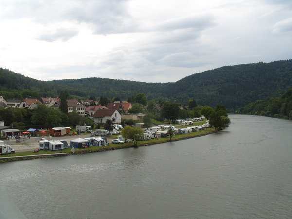 Camping by the Neckar