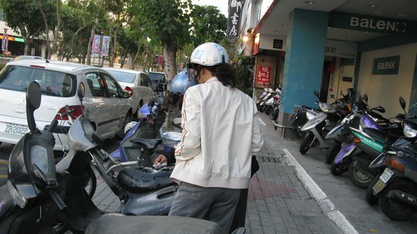 Mopeds parking lots